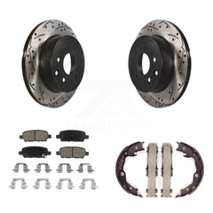 Transit Auto KDC-101361 Disc Brake Kit for 2008-2022 Nissan LEAF, Nissan Juke, Nissan Rogue Select & more - Rear product image