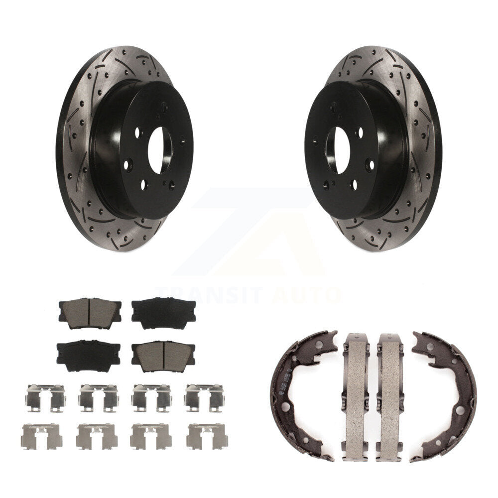 Transit Auto KDC-101362 Disc Brake Kit for 2006-2018 Lexus HS250h, Toyota RAV4 - Rear product image