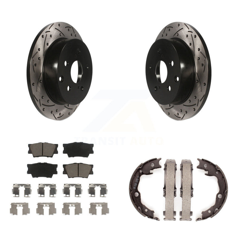 Transit Auto KDC-101362 Disc Brake Kit for 2006-2018 Lexus HS250h, Toyota RAV4 - Rear product image