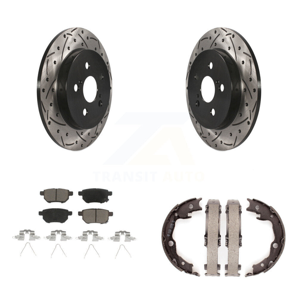 Transit Auto KDC-101363 Disc Brake Kit for 2009-2012 Pontiac Vibe, Toyota Matrix - Rear product image