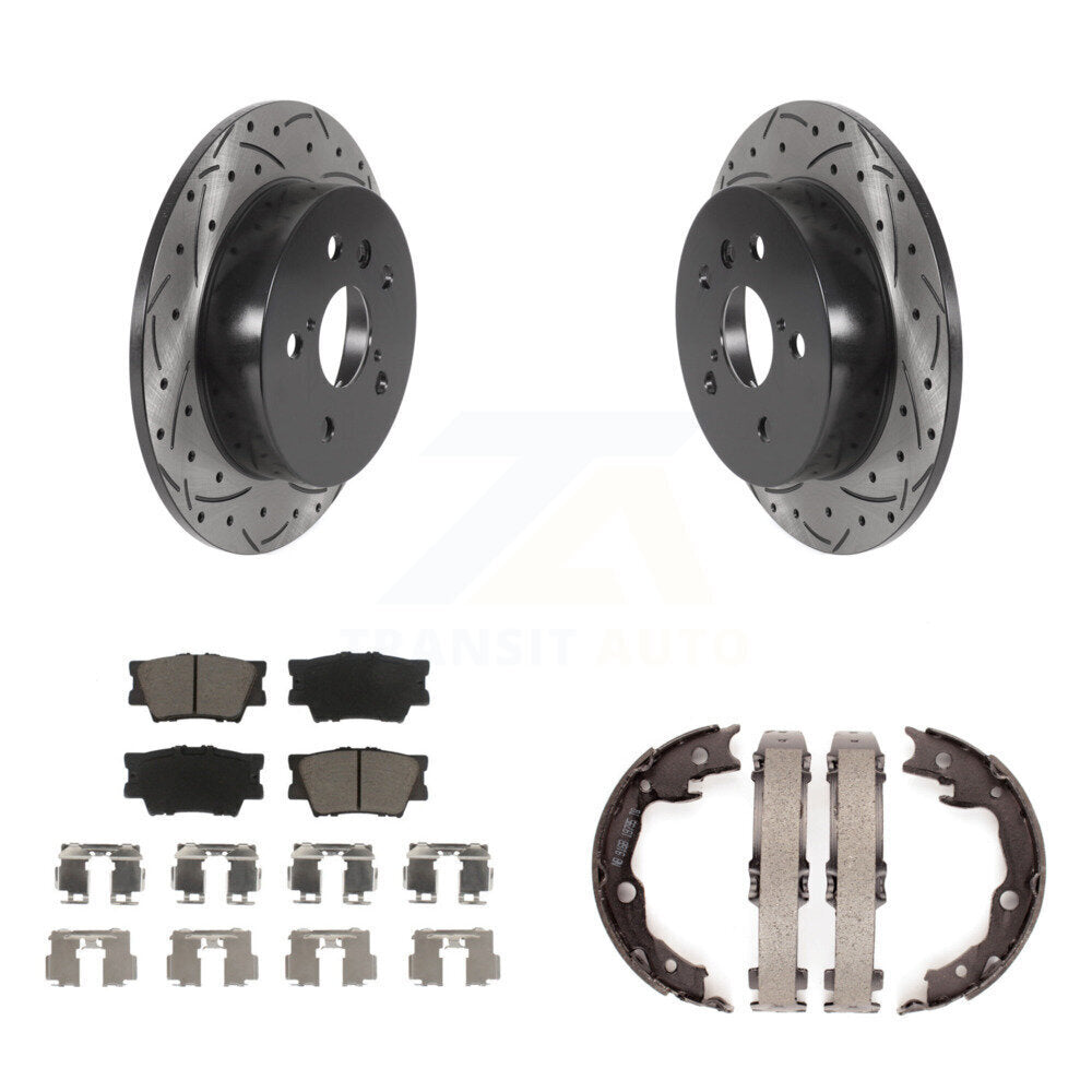 Transit Auto KDC-101364 Disc Brake Kit for 2018-2023 Toyota Camry - Rear product image