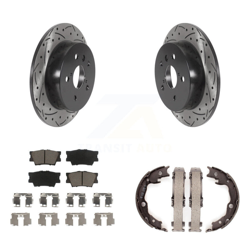 Transit Auto KDC-101364 Disc Brake Kit for 2018-2023 Toyota Camry - Rear product image