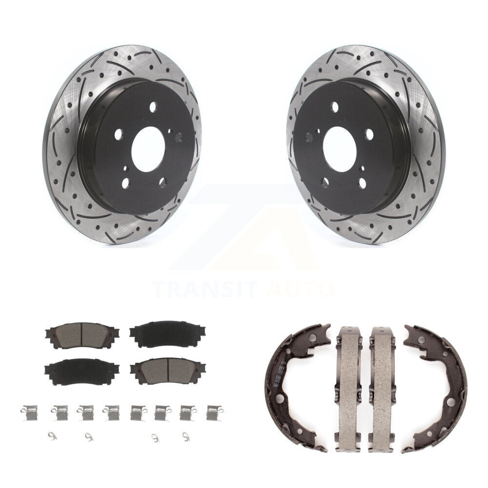 Transit Auto KDC-101365 Disc Brake Kit for 2018-2023 Toyota Camry, Toyota RAV4 - Rear product image