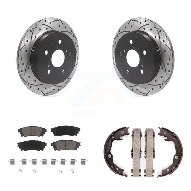 Transit Auto KDC-101365 Disc Brake Kit for 2018-2023 Toyota Camry, Toyota RAV4 - Rear product image
