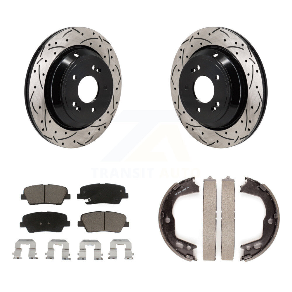 Transit Auto KDC-101366 Disc Brake Kit for 2011-2013 Hyundai Equus - Rear product image