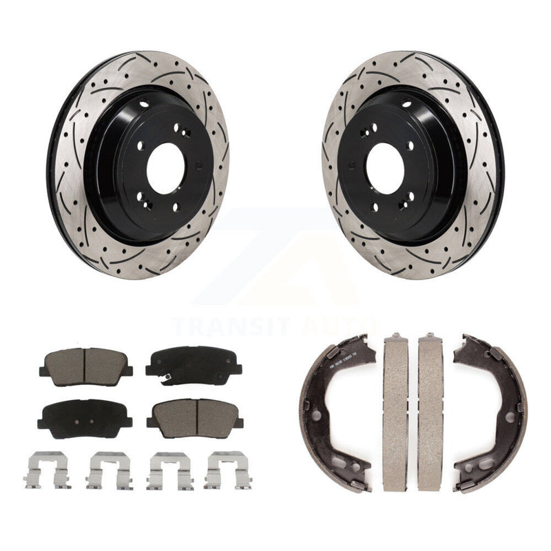Transit Auto KDC-101366 Disc Brake Kit for 2011-2013 Hyundai Equus - Rear product image