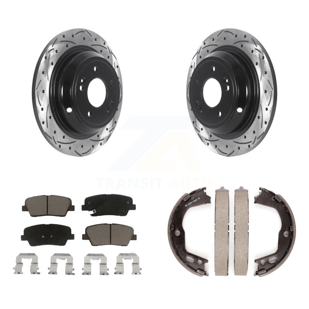 Transit Auto KDC-101370 Disc Brake Kit for 2009-2010 Hyundai Genesis - Rear product image