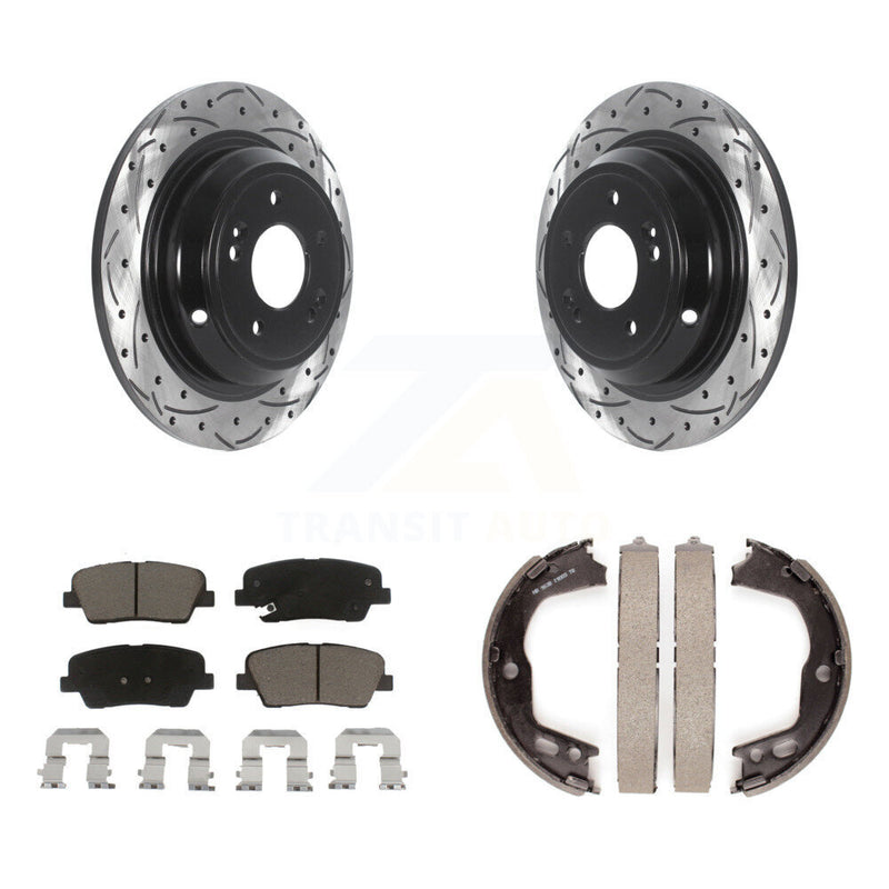 Transit Auto KDC-101370 Disc Brake Kit for 2009-2010 Hyundai Genesis - Rear product image