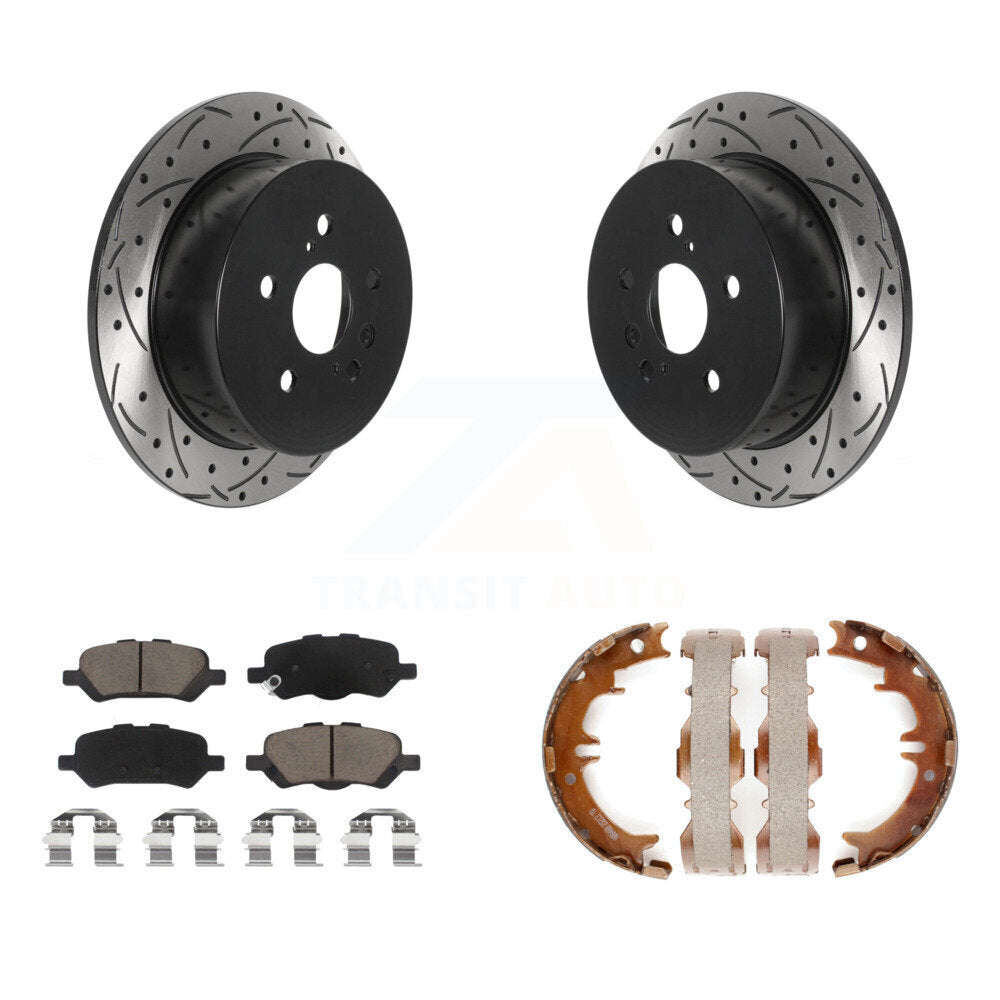 Transit Auto KDC-101371 Disc Brake Kit for 2009-2016 Toyota Venza - Rear product image