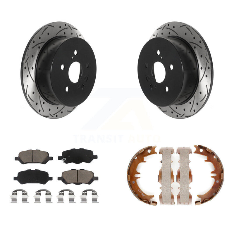 Transit Auto KDC-101371 Disc Brake Kit for 2009-2016 Toyota Venza - Rear product image