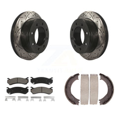 Transit Auto KDC-101376 Disc Brake Kit for 1999-2010 Chevrolet Suburban 2500, GMC Sierra 3500 HD, GMC Yukon XL 2500 & more - Rear product image