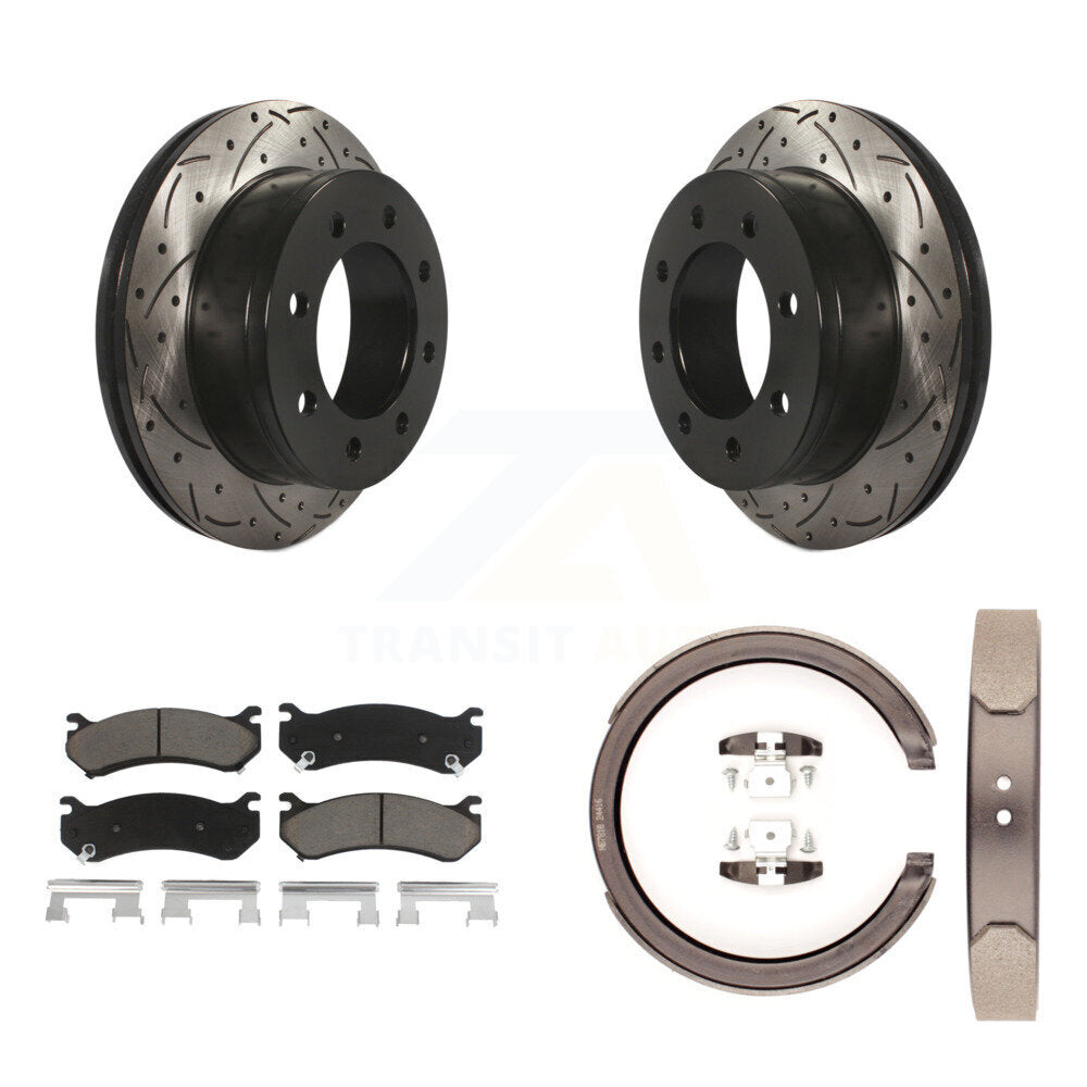 Transit Auto KDC-101378 Disc Brake Kit for 2003-2004 GMC Sierra 2500, GMC Yukon XL 2500 - Rear product image