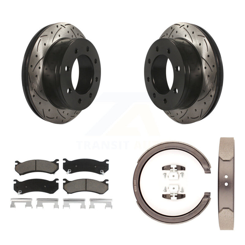 Transit Auto KDC-101378 Disc Brake Kit for 2003-2004 GMC Sierra 2500, GMC Yukon XL 2500 - Rear product image