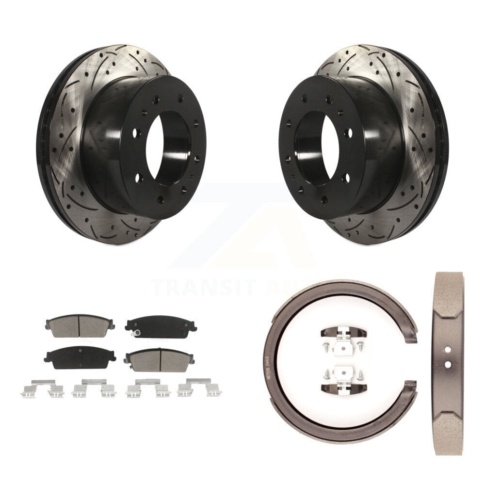 Transit Auto KDC-101379 Disc Brake Kit for 2011 Chevrolet Silverado 1500 - Rear product image