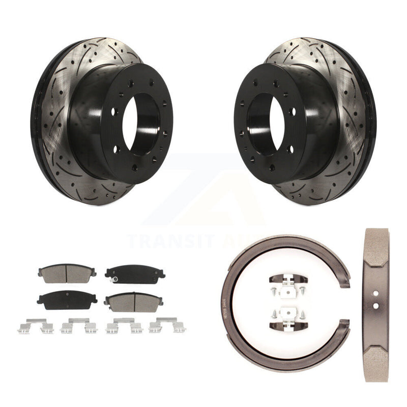 Transit Auto KDC-101379 Disc Brake Kit for 2011 Chevrolet Silverado 1500 - Rear product image