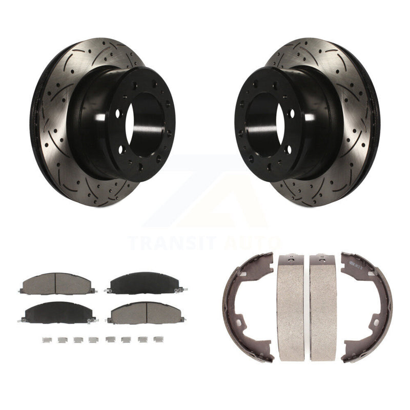 Transit Auto KDC-101382 Disc Brake Kit for 2009-2018 Ram 1500, Ram 2500, Ram 3500 & more - Rear product image