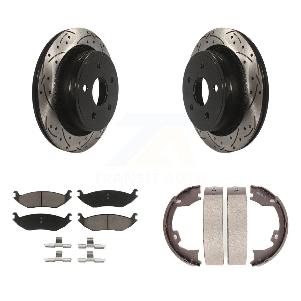 Transit Auto KDC-101383 Disc Brake Kit for 2007-2008 Dodge Ram 1500 - Rear product image