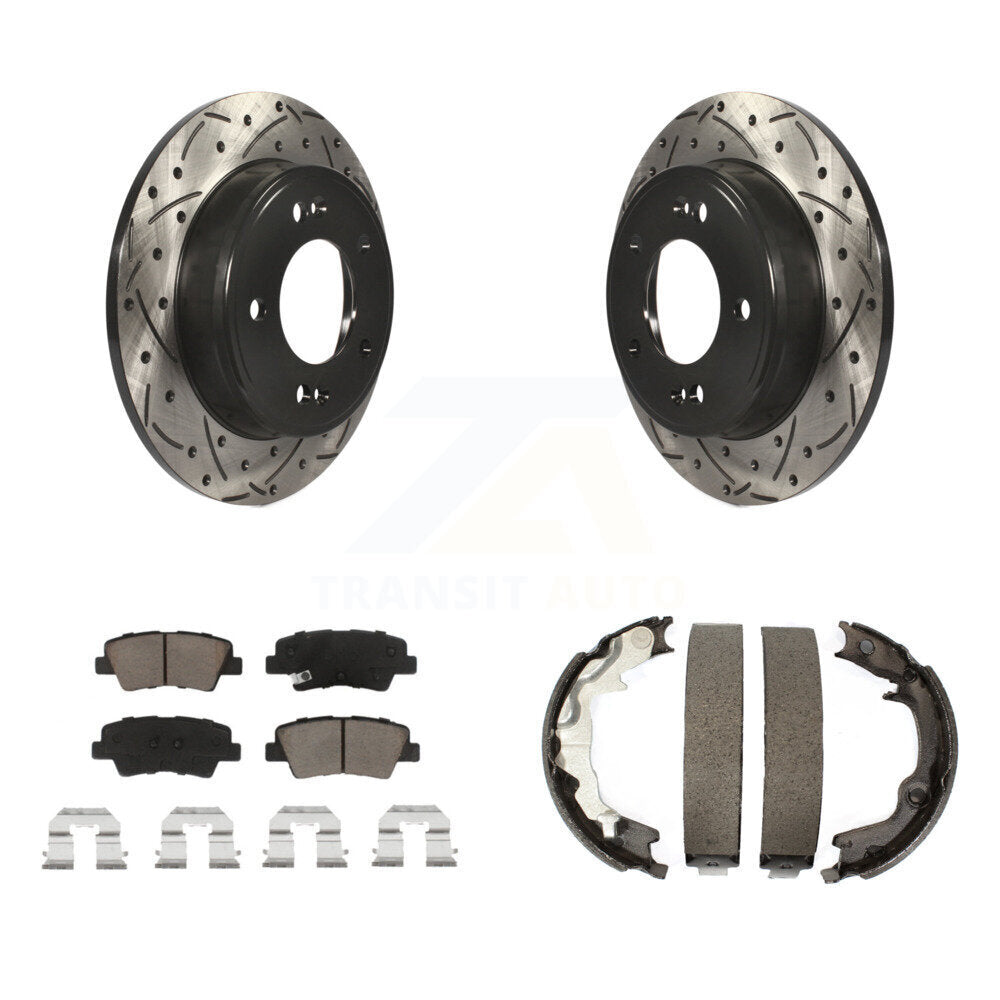 Transit Auto KDC-101384 Disc Brake Kit for 2014 Kia Forte, Kia Forte Koup - Rear product image