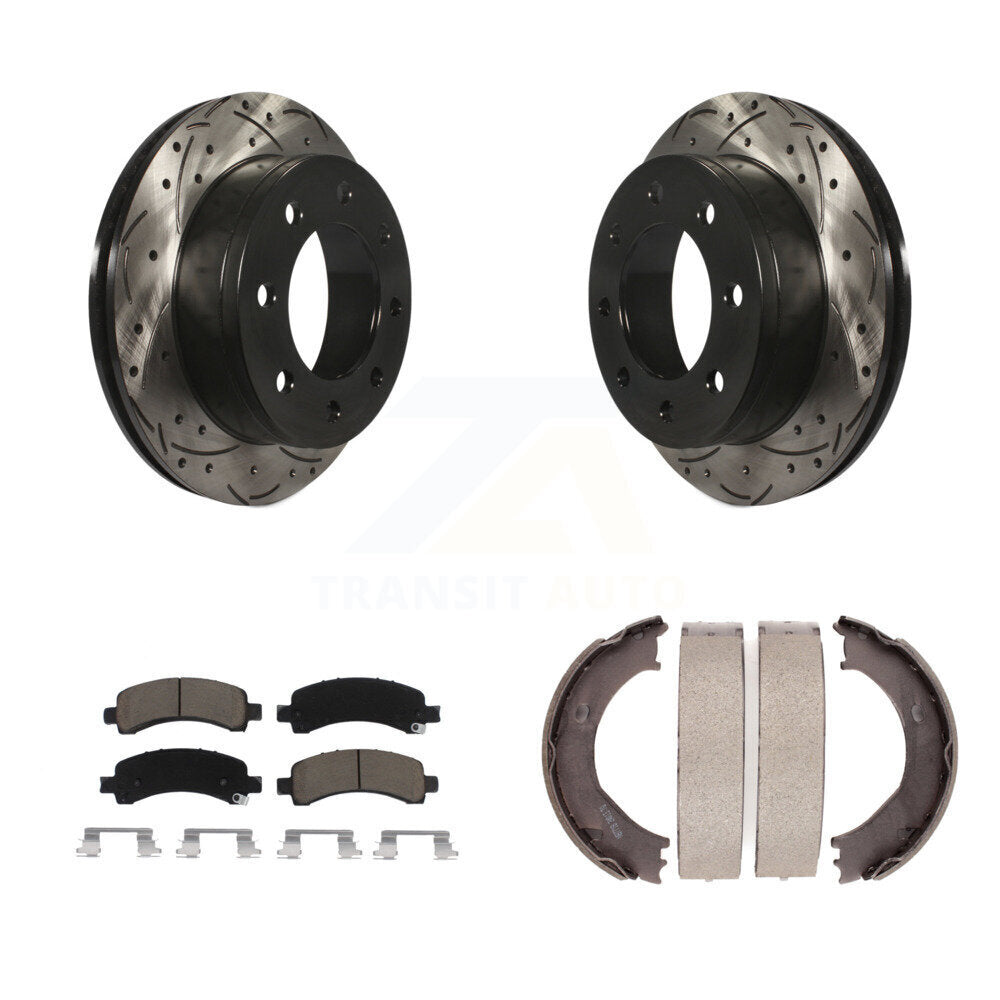 Transit Auto KDC-101385 Disc Brake Kit for 2003-2008 Chevrolet Express 2500, GMC Savana 2500 - Rear product image