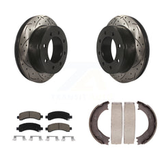 Transit Auto KDC-101386 Disc Brake Kit for 2003-2008 Chevrolet Express 2500, GMC Savana 2500, GMC Savana 3500 & more - Rear product image