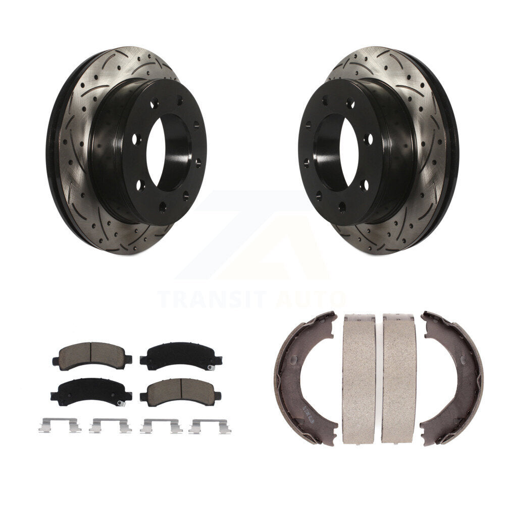 Transit Auto KDC-101387 Disc Brake Kit for 2006-2008 Chevrolet Express 2500, Chevrolet Express 3500, GMC Savana 3500 - Rear product image