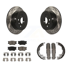 Transit Auto KDC-101389 Disc Brake Kit for 2012-2018 Lexus ES350, Lexus ES300h, Toyota Avalon & more - Rear product image