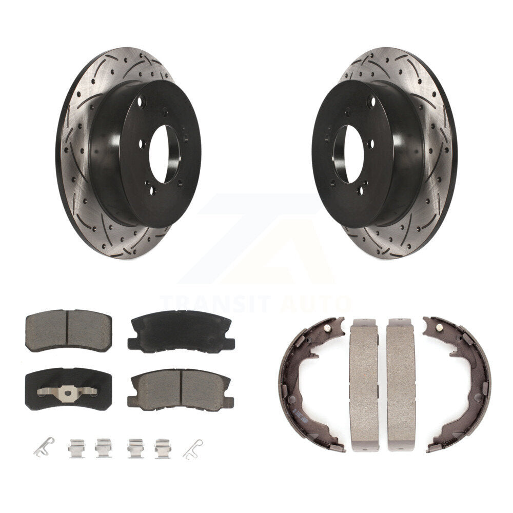 Transit Auto KDC-101393 Disc Brake Kit for 2007-2011 Mitsubishi Outlander - Rear product image
