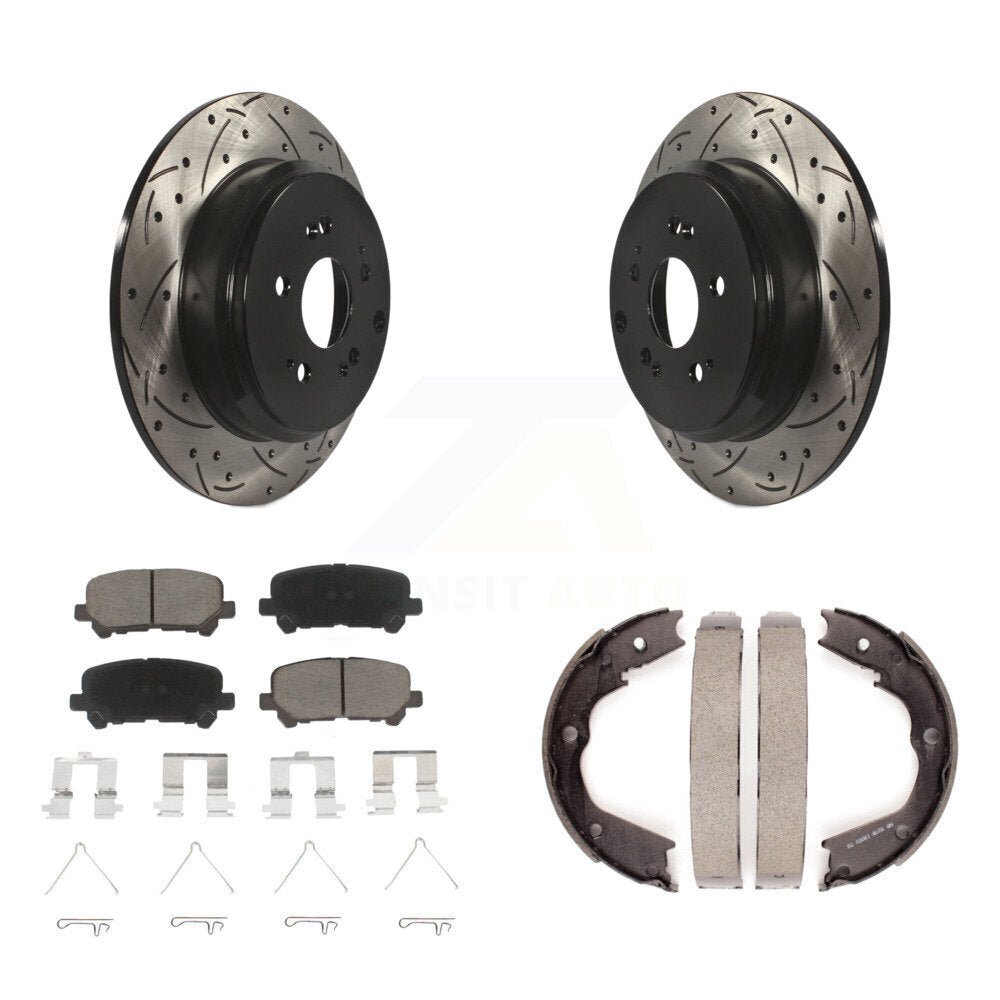 Transit Auto KDC-101397 Disc Brake Kit for 2007-2015 Acura ZDX, Honda Pilot, Acura MDX - Rear product image