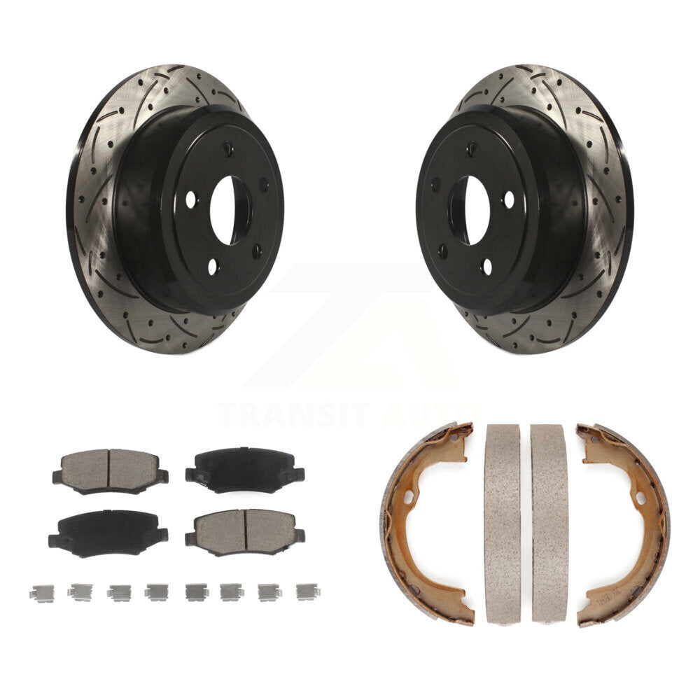 Transit Auto KDC-101401 Disc Brake Kit for 2007-2018 Jeep Wrangler JK, Jeep Wrangler - Rear product image