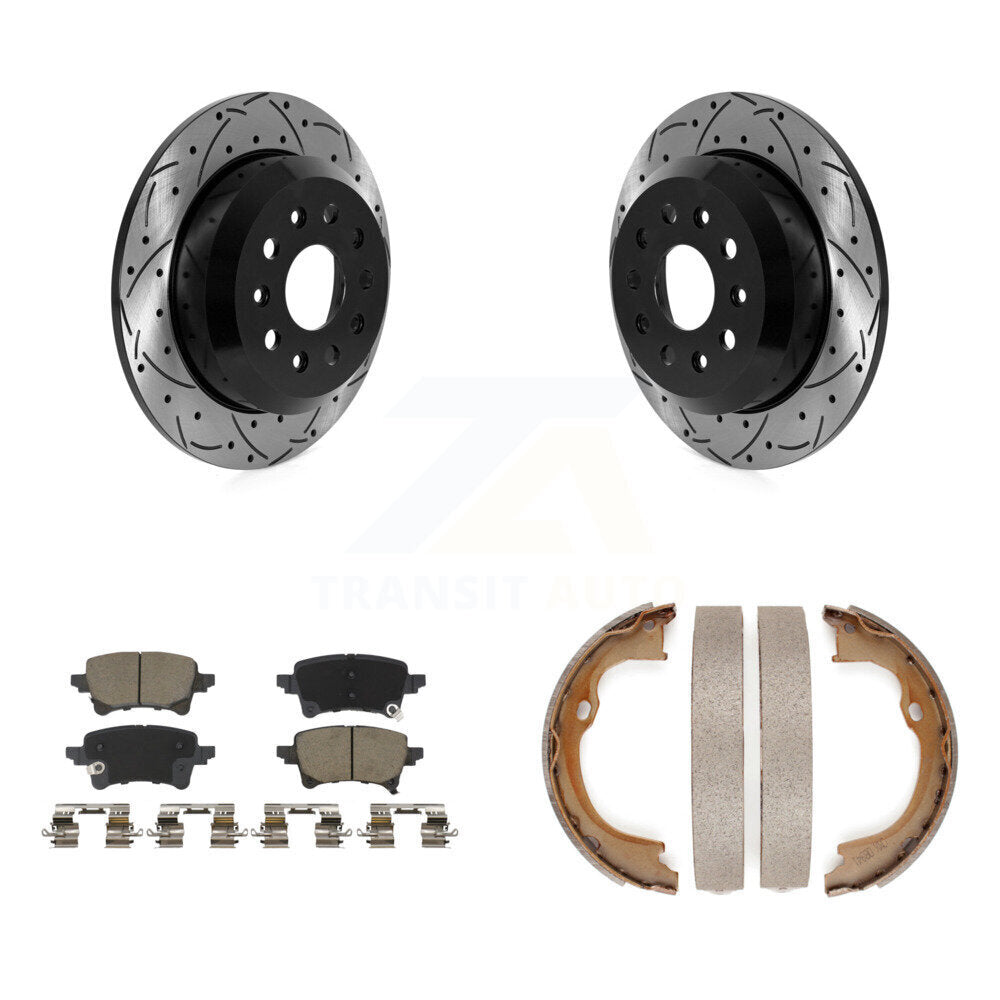 Transit Auto KDC-101404 Disc Brake Kit for 2021 Jeep Wrangler - Rear product image