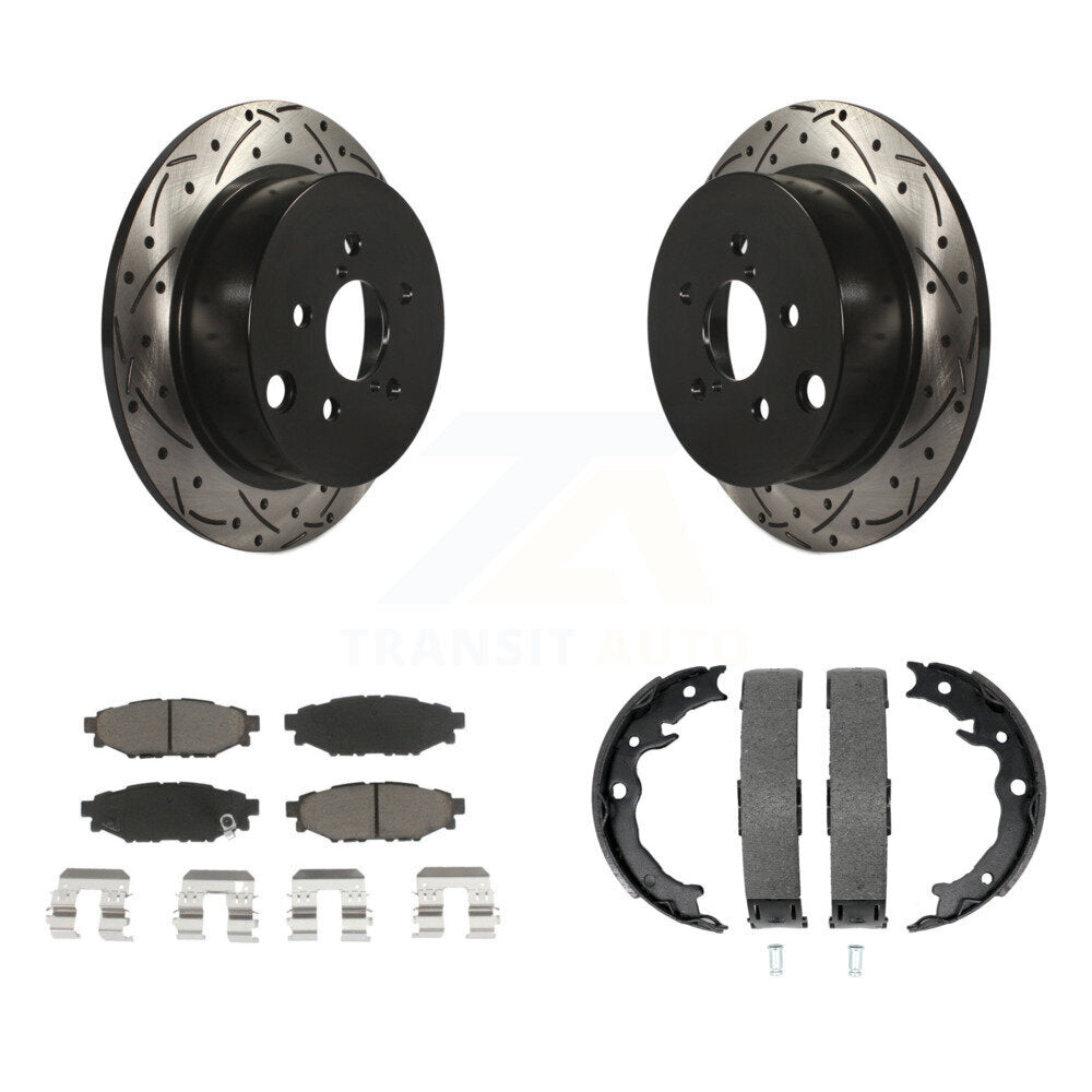 Transit Auto KDC-101410 Disc Brake Kit for 2012-2022 Subaru Crosstrek, Subaru Impreza, Subaru Forester & more - Rear product image