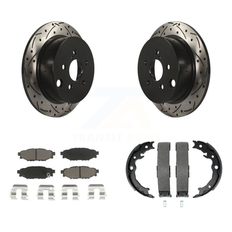 Transit Auto KDC-101410 Disc Brake Kit for 2012-2022 Subaru Crosstrek, Subaru Impreza, Subaru Forester & more - Rear product image