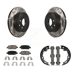 Transit Auto KDC-101412 Disc Brake Kit for 2014-2023 Nissan Rogue Sport, Nissan Rogue, Nissan Qashqai - Rear product image