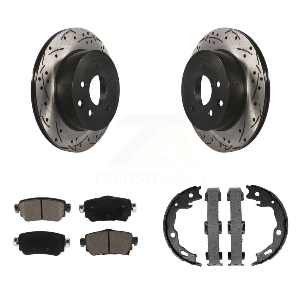 Transit Auto KDC-101413 Disc Brake Kit for 2019 Nissan Rogue Sport - Rear product image
