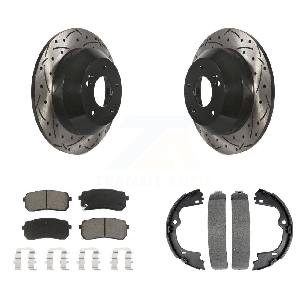 Transit Auto KDC-101414 Disc Brake Kit for 2015-2021 Kia Sedona - Rear product image