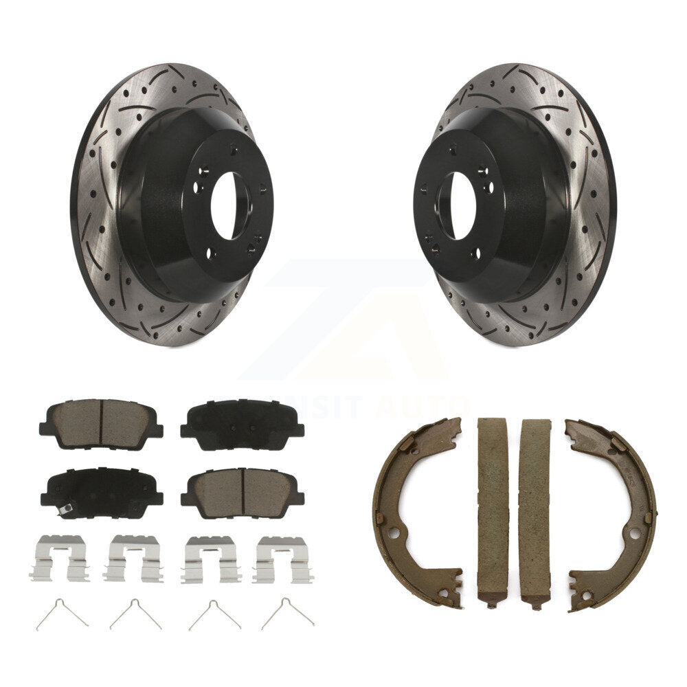Transit Auto KDC-101416 Disc Brake Kit for 2014-2015 Kia Sorento - Rear product image