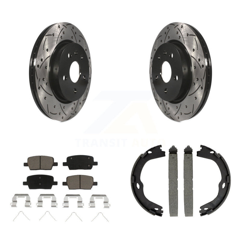 Transit Auto KDC-101419 Disc Brake Kit for 2016-2022 Chevrolet Camaro - Rear product image