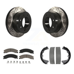 Transit Auto KDC-101421 Disc Brake Kit for 2011-2019 Chevrolet Suburban 3500 HD, Chevrolet Silverado 2500 HD, GMC Sierra 2500 HD - Rear product image