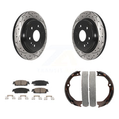 Transit Auto KDC-101425 Disc Brake Kit for 2019 Chevrolet Silverado 1500 LD, GMC Sierra 1500 Limited - Rear product image