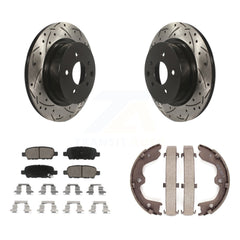 Transit Auto KDC-101429 Disc Brake Kit for 2005-2022 Nissan Maxima, INFINITI QX50, INFINITI EX37 & more - Rear product image