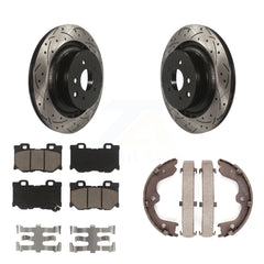 Transit Auto KDC-101430 Disc Brake Kit for 2009-2016 INFINITI Q60, INFINITI G37, Nissan 370Z - Rear product image