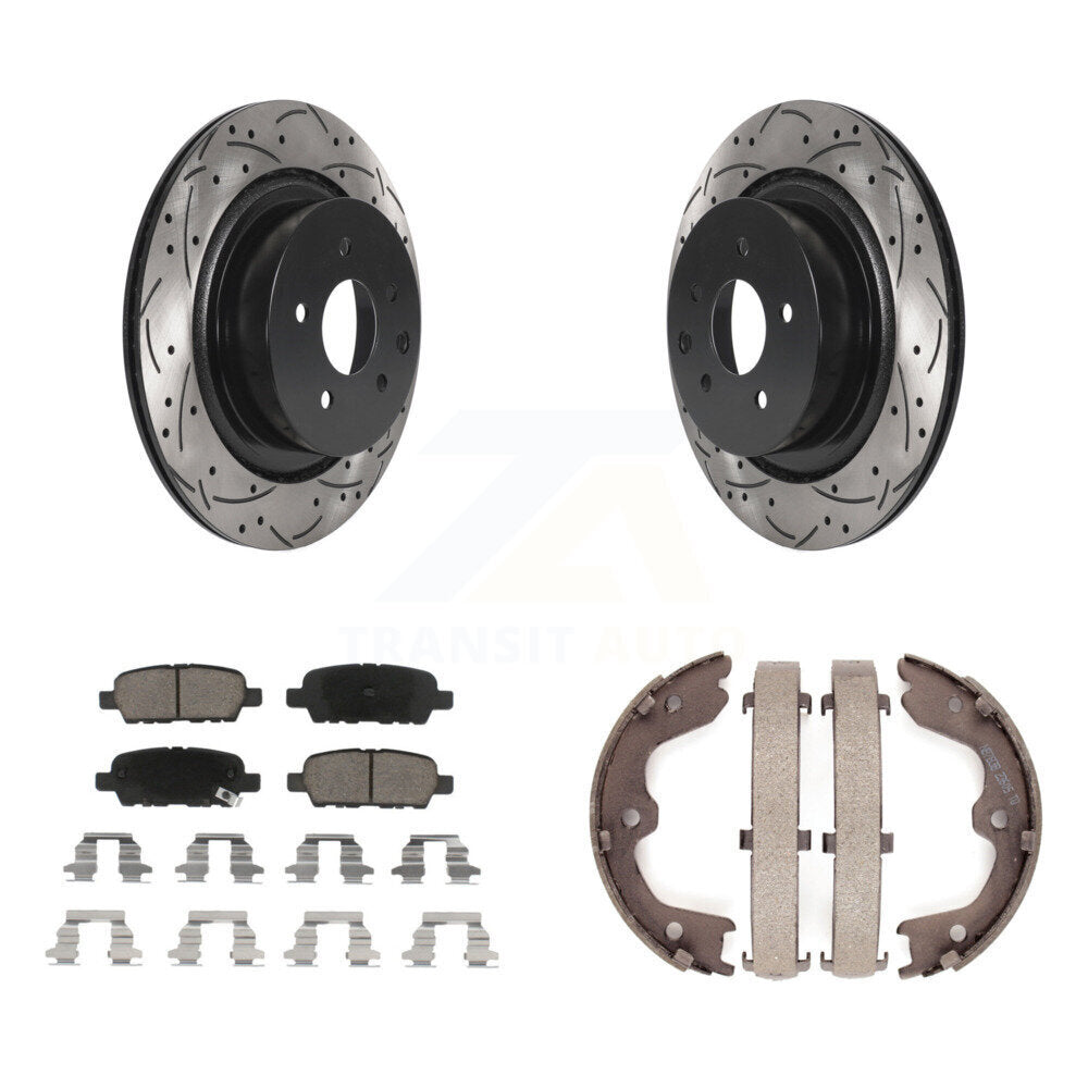 Transit Auto KDC-101432 Disc Brake Kit for 2007-2014 INFINITI Q60, INFINITI G35 - Rear product image