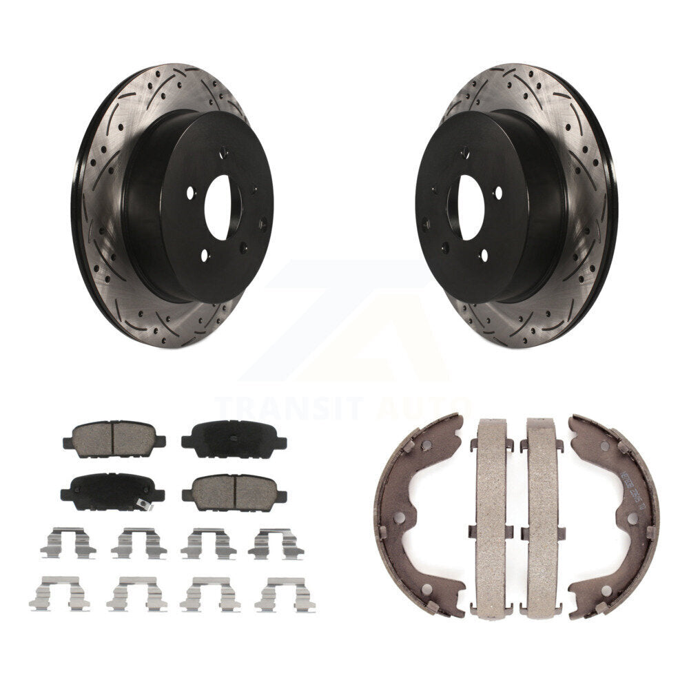 Transit Auto KDC-101434 Disc Brake Kit for 2003-2005 INFINITI FX35, INFINITI FX45 - Rear product image