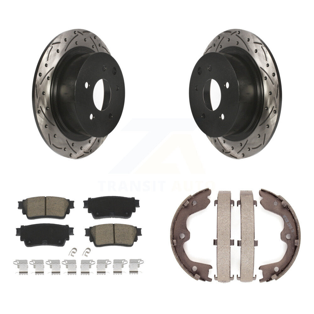 Transit Auto KDC-101436 Disc Brake Kit for 2019 Nissan Altima - Rear product image