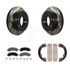 Transit Auto KDC-101438 Disc Brake Kit for 2008-2020 GMC Savana 2500, Chevrolet Express 2500, Chevrolet Express 3500 & more - Rear product image