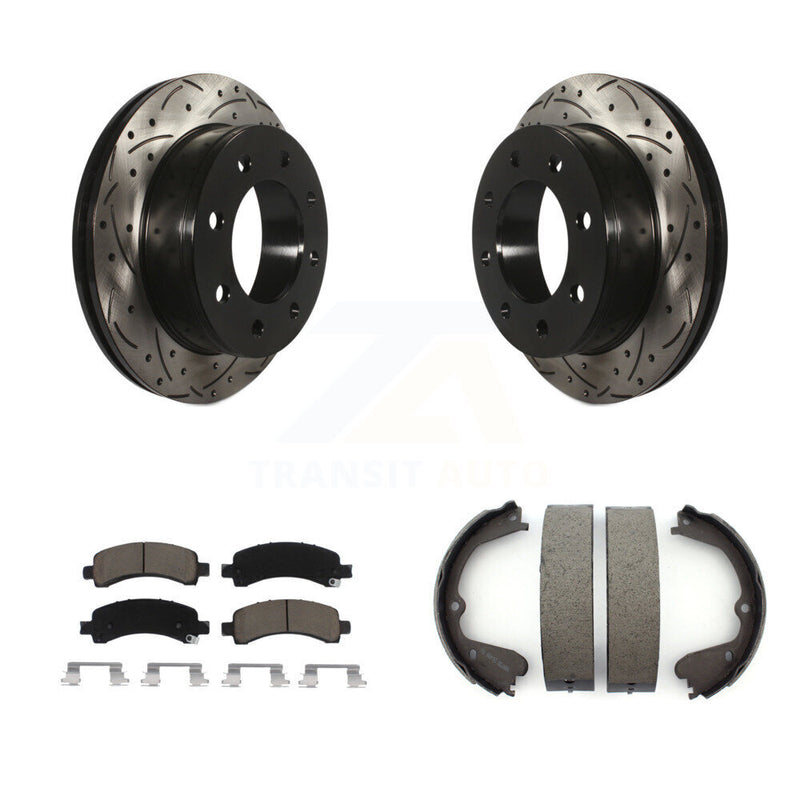 Transit Auto KDC-101440 Disc Brake Kit for 2008-2012 GMC Savana 3500 - Rear product image