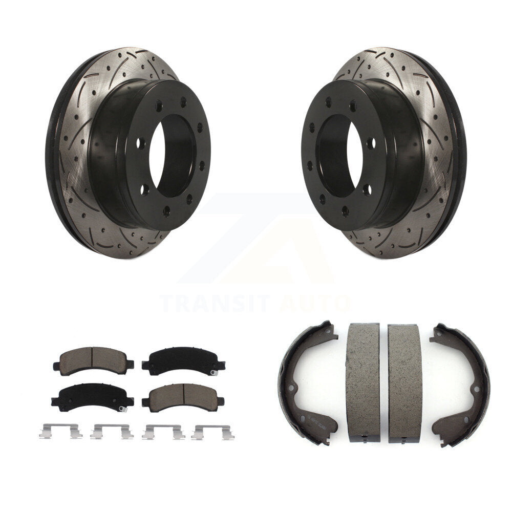 Transit Auto KDC-101442 Disc Brake Kit for 2008-2012 GMC Savana 3500 - Rear product image
