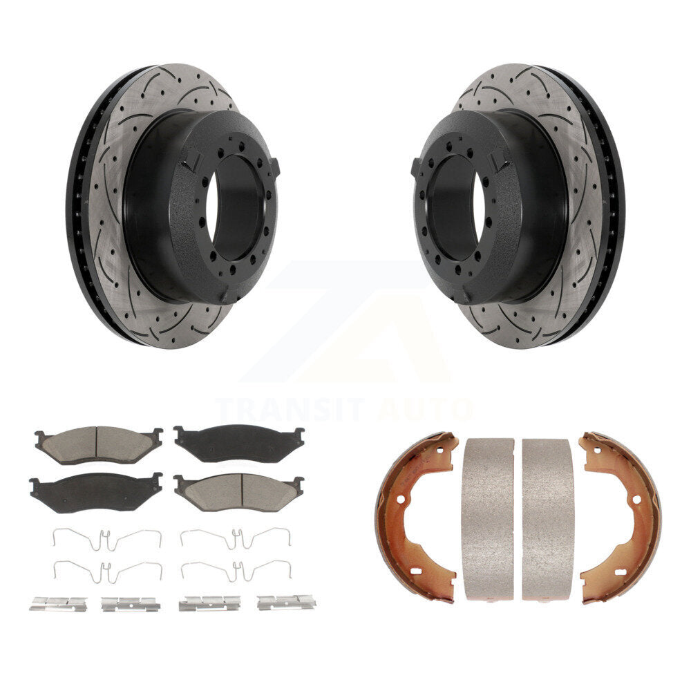 Transit Auto KDC-101448 Disc Brake Kit for 2005-2016 Ford F-450 Super Duty, Ford F-550 Super Duty, Ford LCF - Rear product image