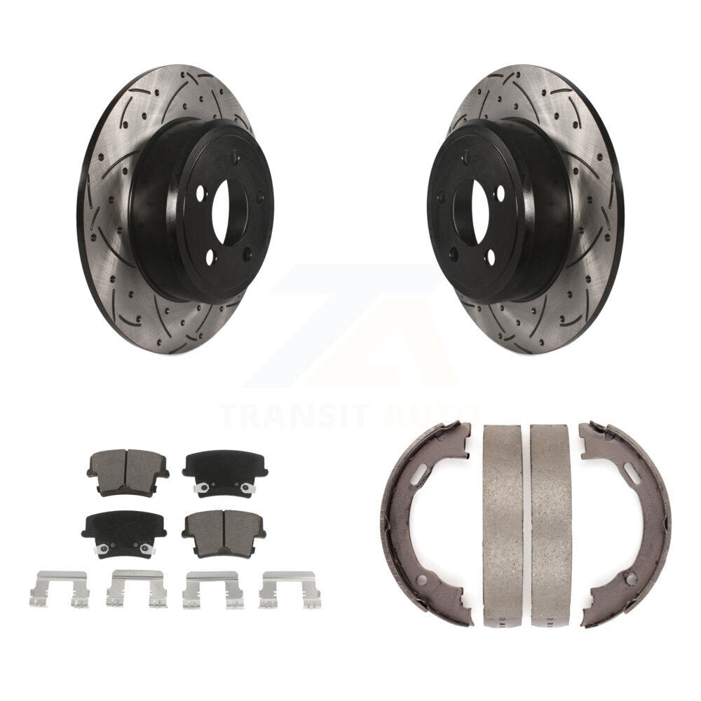 Transit Auto KDC-101458 Disc Brake Kit for 2005-2021 Dodge Challenger, Dodge Charger, Chrysler 300 & more - Rear product image