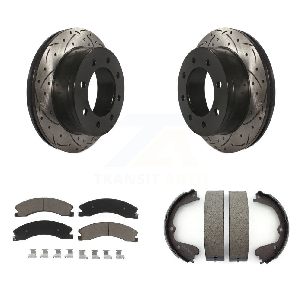 Transit Auto KDC-101462 Disc Brake Kit for 2010-2011 Chevrolet Express 4500 - Rear product image